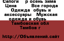 Сапоги 35 р.осень-зима  › Цена ­ 700 - Все города Одежда, обувь и аксессуары » Мужская одежда и обувь   . Тамбовская обл.,Тамбов г.